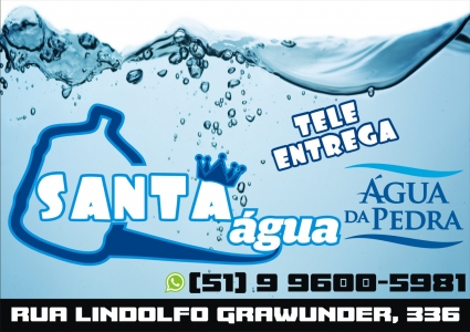 Capa distribuidor Santa Agua Tele Entrega